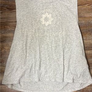 Club Pilates Gray Muscle Tee for Women